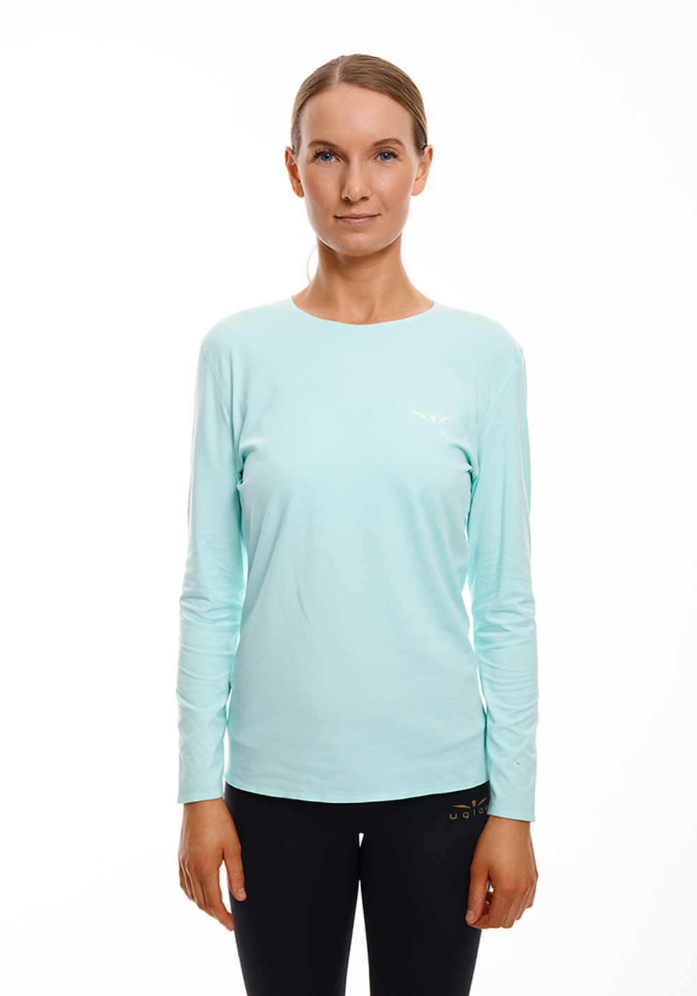 ЛОНГСЛИВ УТЕПЛЕННЫЙ ЖЕНСКИЙ WARM LONG SLEEVES TEE | AQUA