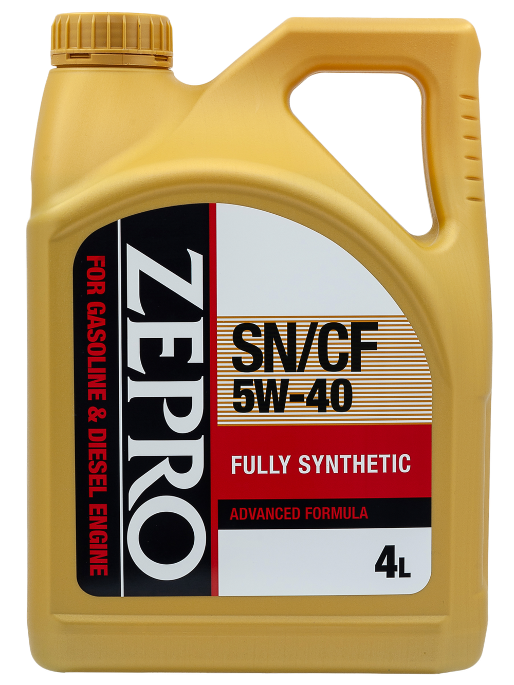 Моторное масло Zepro Gasoline & Diesel 5W-40, синтетическое, 4 л