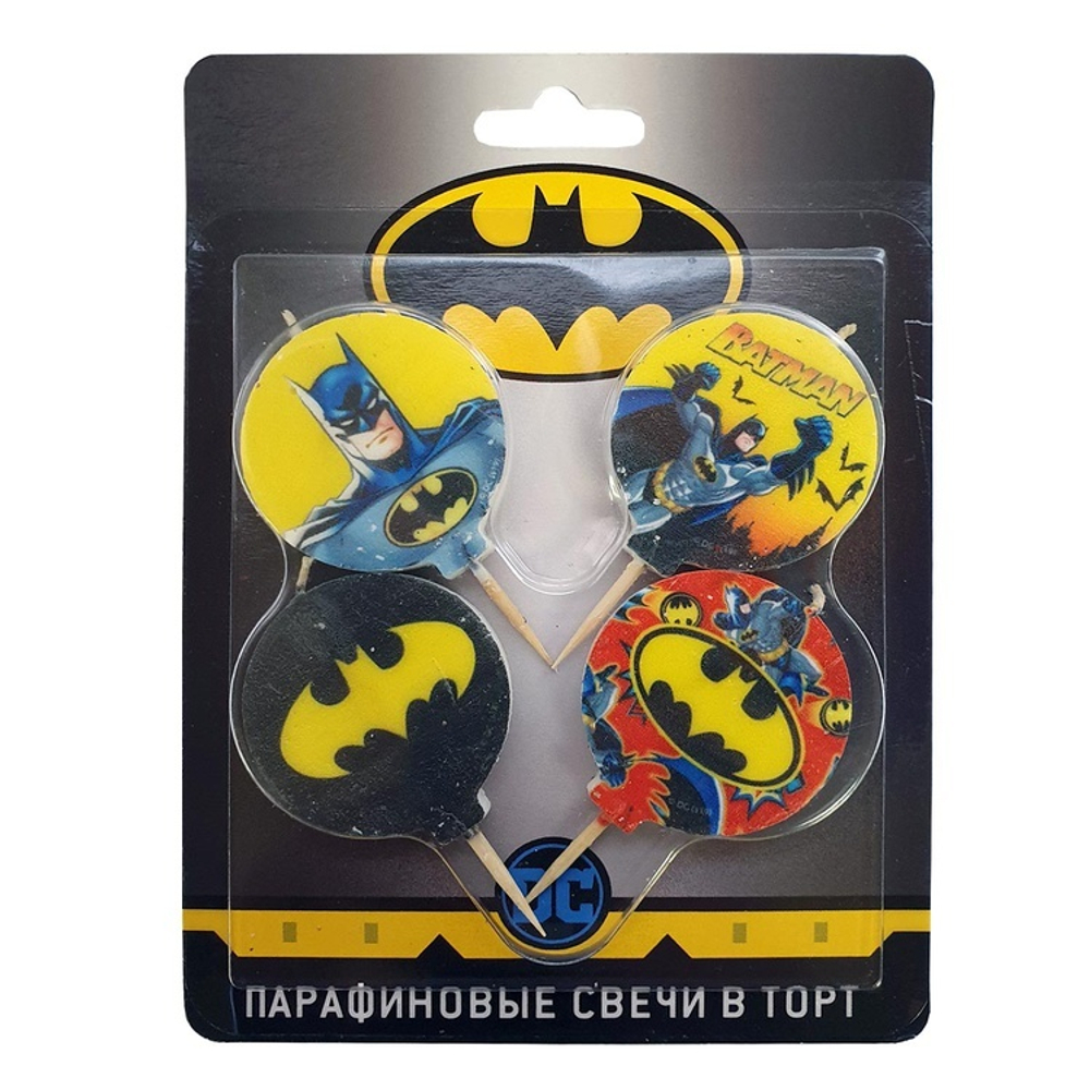 Набор свечей «Бэтмен», 4 шт.