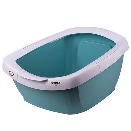 IMAC туалет-лоток для кошек FUNNY с высокими бортами 62х49,5х33h см синий