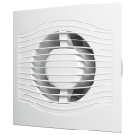 Вентилятор вытяжной настен, Эра, d100 мм, 7.8 Вт, 90 м3/ч, обр.клап, Slim 4C