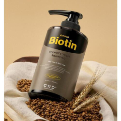 CKD Шампунь с аминобиотином и пивными дрожжами - Amino biotin brewer's yeast shampoo, 500 мл