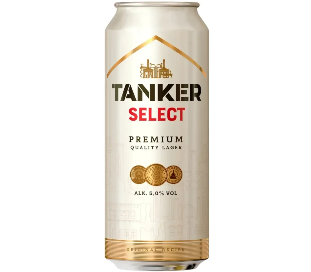 Пиво Tanker Select lager 0,5 л. in can 