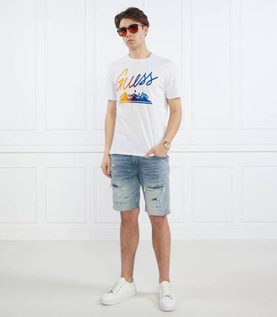 Футболка SS BSC GUESS ISLAND GUESS - белый(M3GI48 KBDL0)