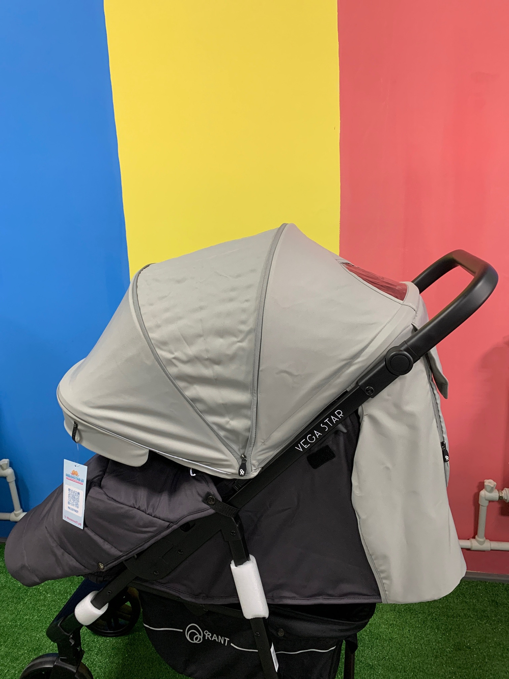 Коляска детская "VEGA STAR" RA057 Soft Grey