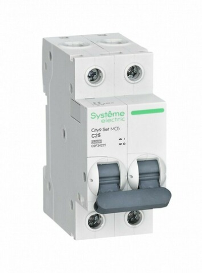 Выключатель автоматический Systeme Electric City 2Р 25А
