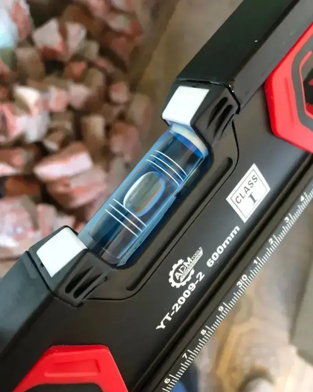 Уровень магнитный 200см, 3 глазка, двухручный, фрезерованный