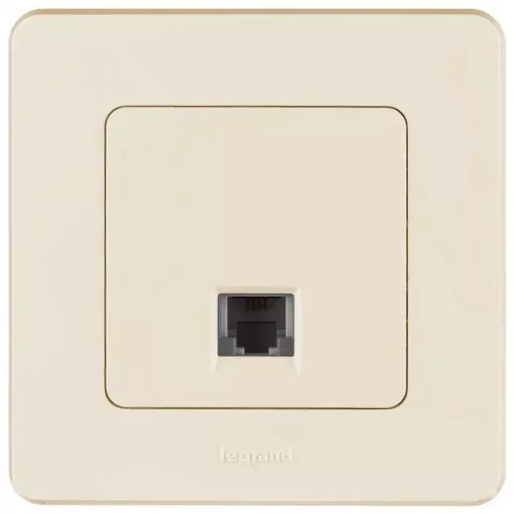 INSPIRIA Розетка RJ11 слоновая кость 673821
