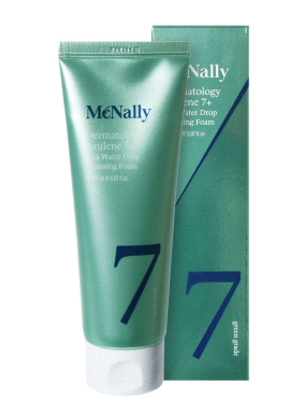 MCNALLY - ПЕНКА ДЛЯ УМЫВАНИЯ С АЗУЛЕНОМ И ЭКСТРАКТОМ ЦЕНТЕЛЛЫ DERMATOLOGY AZULENE 7+ CICA WATER DROP CLEANSING FOAM, 150 МЛ