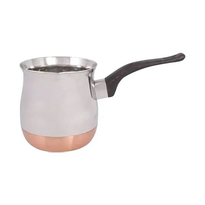 Кофеварка стальная с медным дном 850 мл, модель CW-850C (турка)