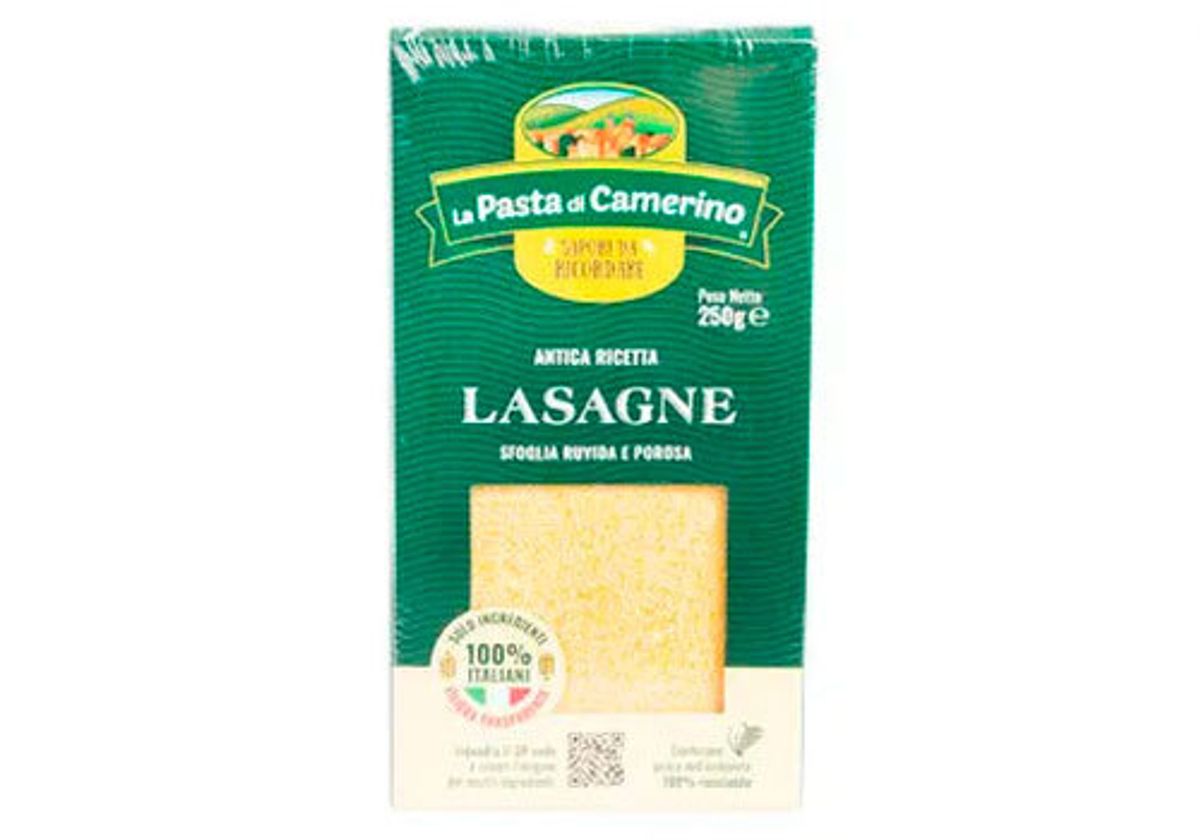 Паста яичная Лазанья "La Pasta di Camerino", 250г