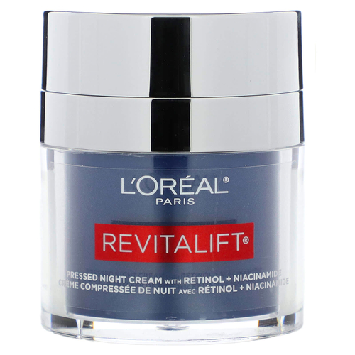 L'Oréal, Revitalift, ночной крем с ретинолом и ниацинамидом, без отдушек, 48 г (1,7 унции)
