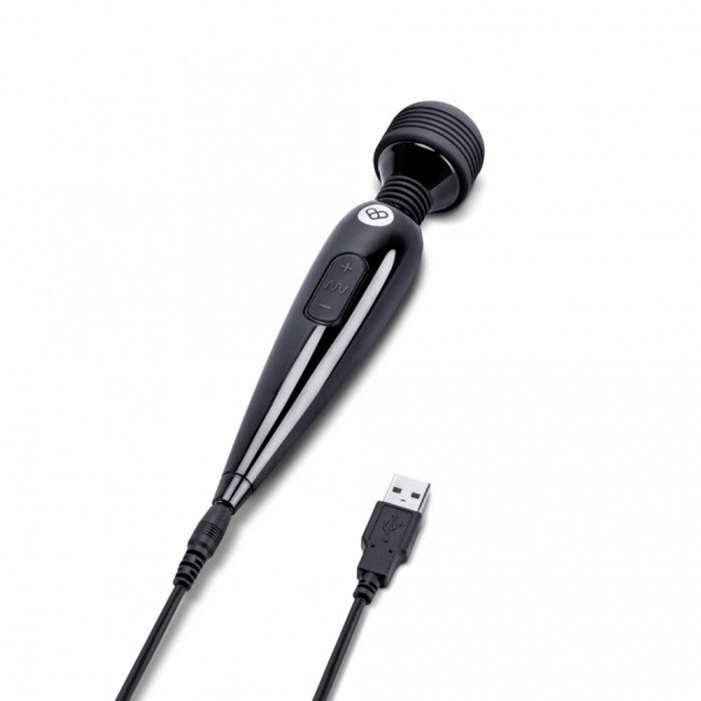 Черный многофункциональный мини-ванд Pink Vibe (Цвет: черный)