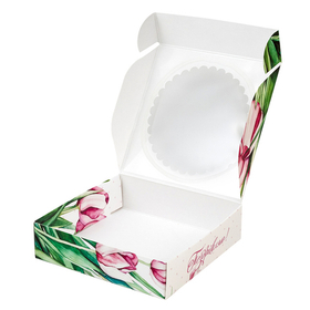 Моноблок для пряников Тюльпаны 11.5х11.5х3 см