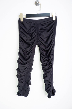 Брюки оригинального кроя, маркировка 6, визуально на 42 размер