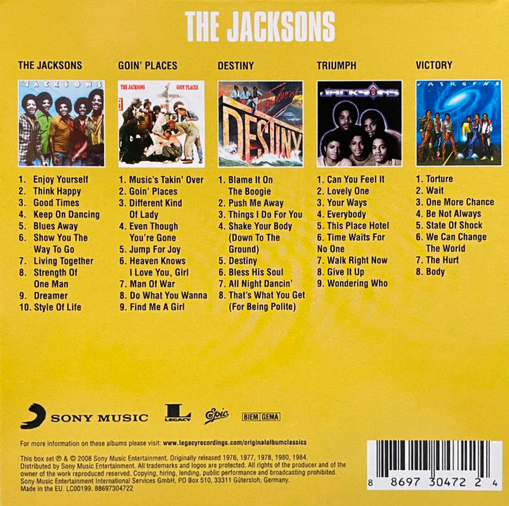 The Jacksons / Original Album Classics (5CD)