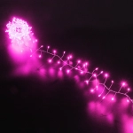 Гирлянда для дома 2,0 м 150 ламп LED «Мишура», IP-40, Розовый