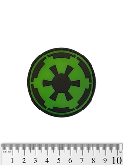 Шеврон Stars Wars. Галактическая Империя PVC светонакопительный