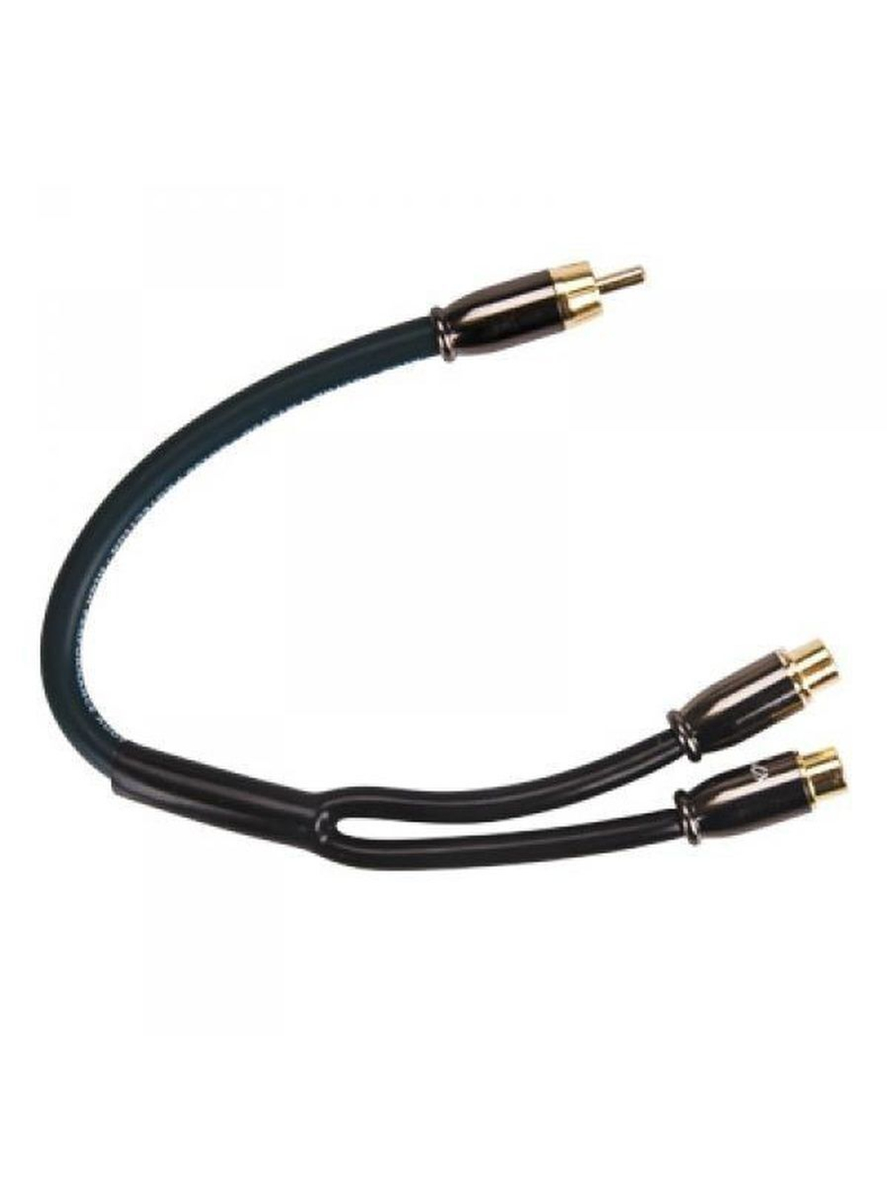 DRCA02Y, Y-коннектор, Разветвитель, 1 папа/2 мамы, RCA