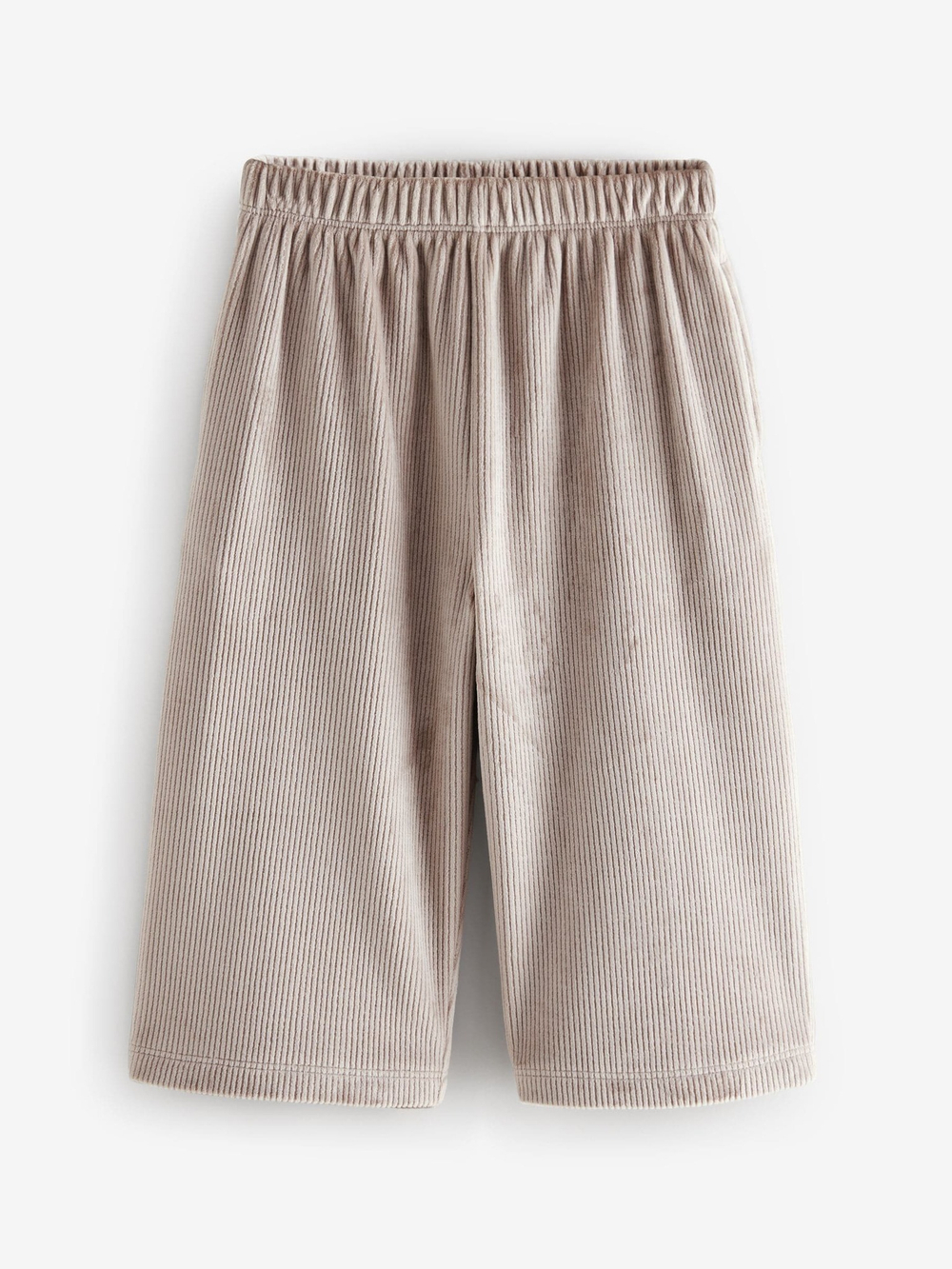 Брюки широкие для девочки Next B71-179, Светло-серый