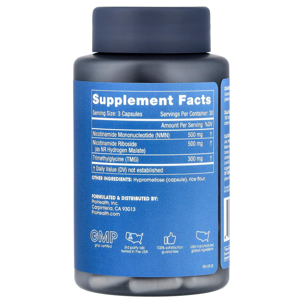ProHealth Longevity, NMNR™ Pro Synergy, 90 капсул