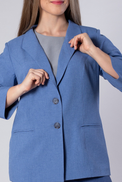 Жакет женский 4034АП, Деним #259Д044034АП