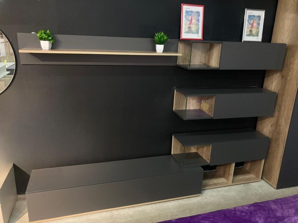 Гостиная Рига ГС-01 каньон/графит