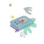 Пенал 1 отделение, 200*140*40 Berlingo "Pretty girl", дополнительная откидная секция, полиэстер