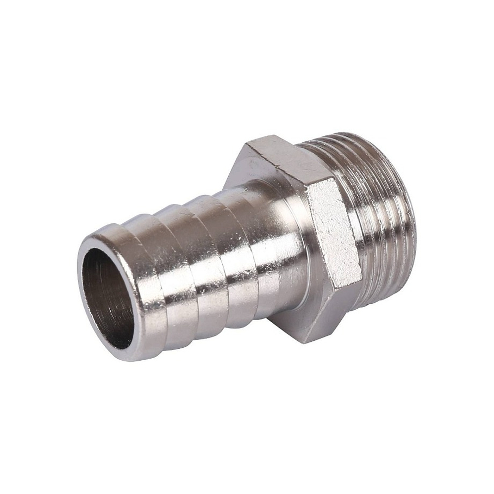 Штуцер с наружной резьбой STOUT SFT 0067 - 3/4" x 20 мм (латунь никелированная)