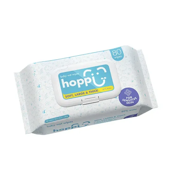 Салфетки детские влажные Hoppi 80 шт