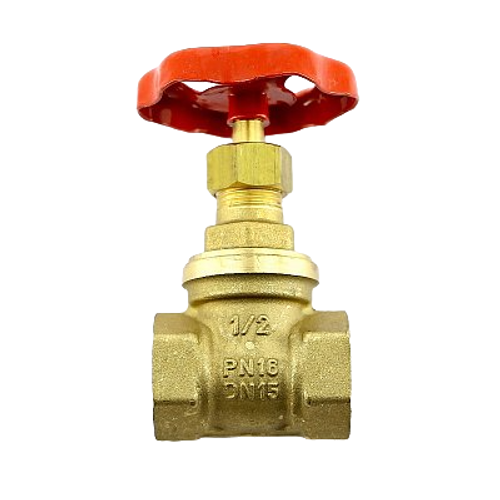 Задвижка латунная PN 16 Ду  15 (1/2") латунная