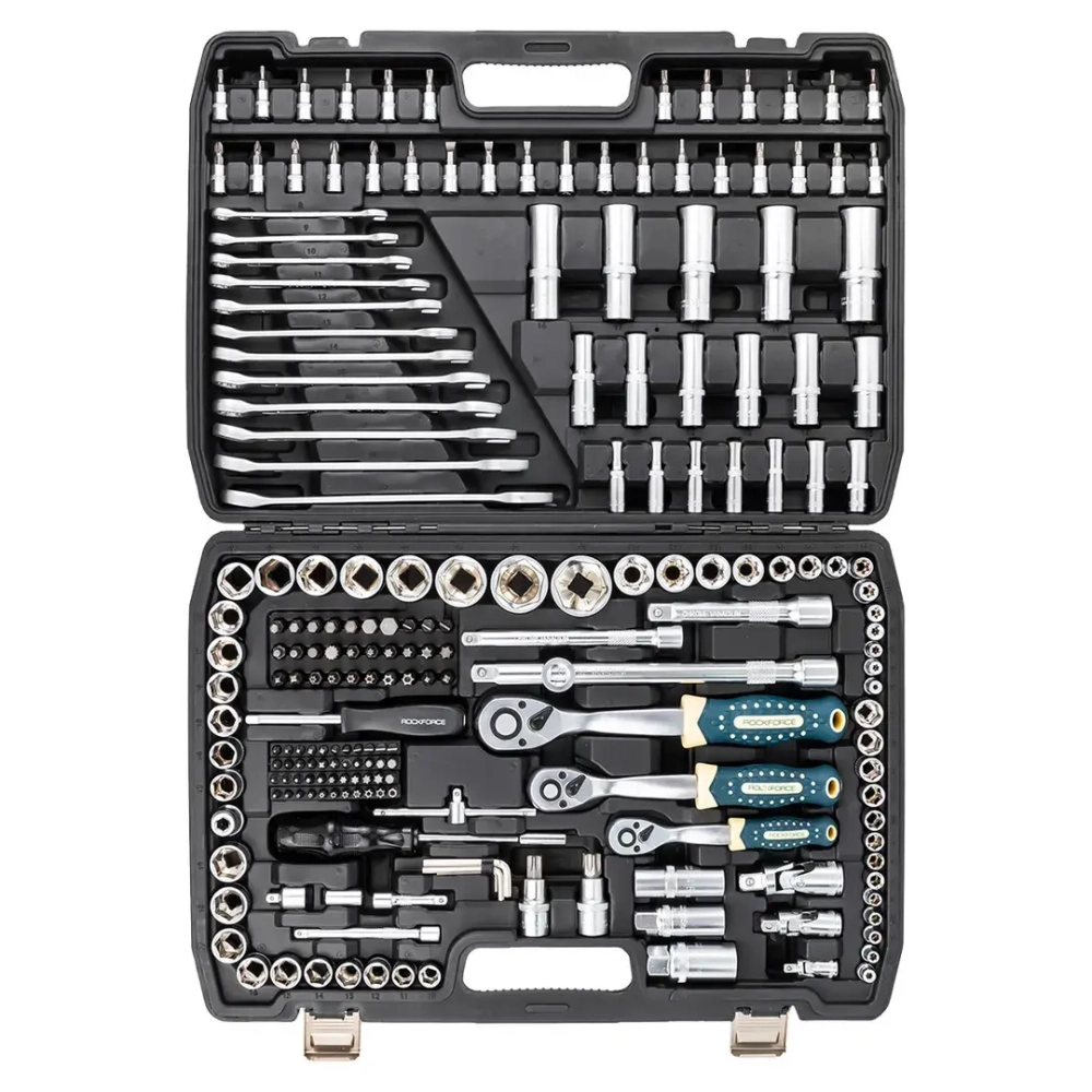 Набор инструментов 216пр. 1/4'', 3/8'', 1/2''(6гр.) RockFORCE LIGHT RF LIGHT-38841