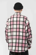 Рубашка Codered Harbor Wide Экрю/Розовый/Черный