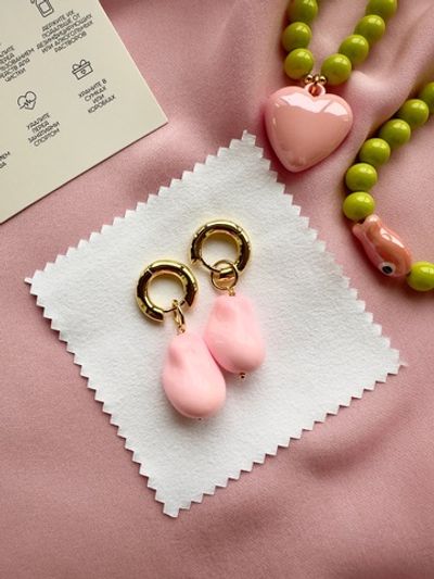 Серьги барокко нежные