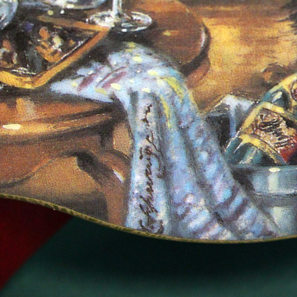 Редкая коллекционная тарелка «Праздничный танец»