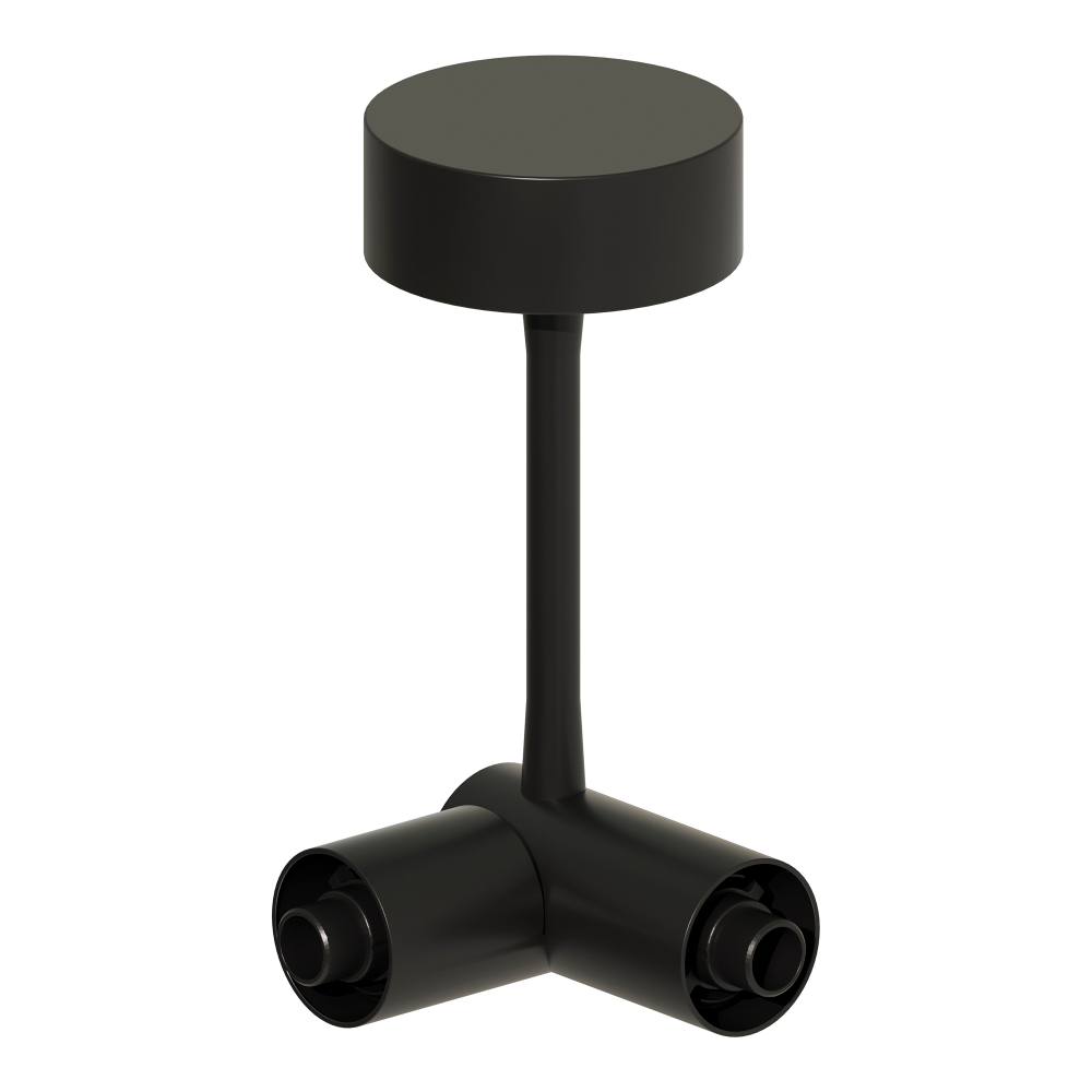 ST1602.439.00 Потолочный токопроводящий угловой соединитель ST-Luce Черный