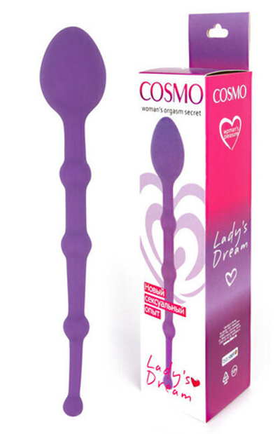 Анальный стимулятор Cosmo Lady's Dream, (21,5 см) (Цвет: фиолетовый)