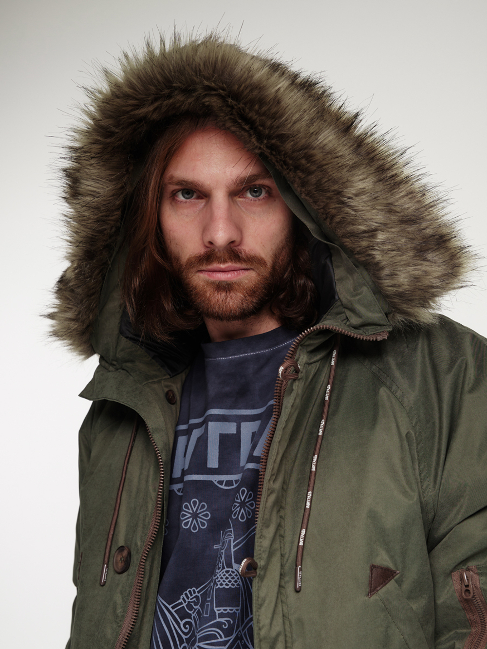 Green parka "Ruskolan"