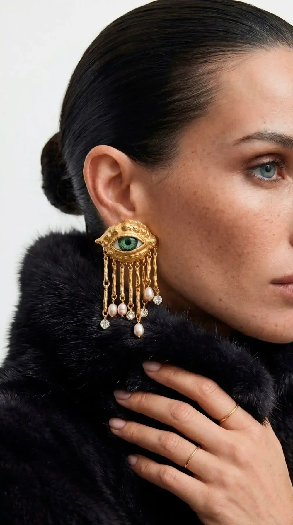 Серьги Surreal, Золотой