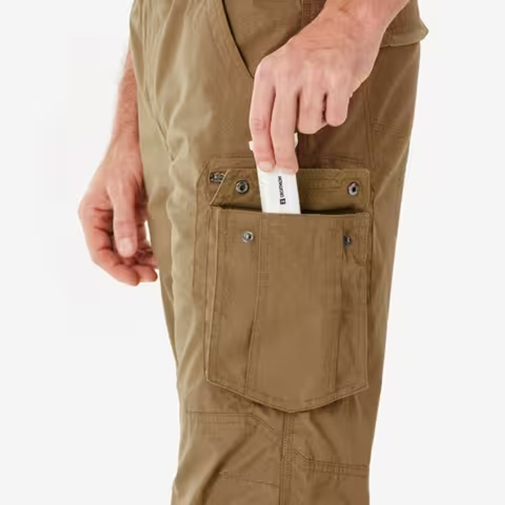 DECATHLON БРЮКИ КАРГО, РЫЖЕВАТО-КОРИЧНЕВЫЙ