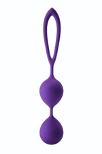 Фиолетовые вагинальные шарики Flirts Kegel Balls (Цвет: фиолетовый)