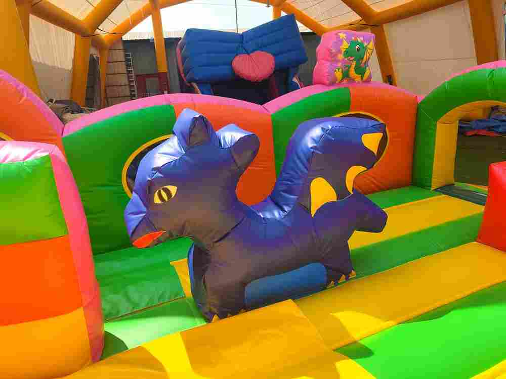 Батут-горка "Дракон 2", 11,5*6*9 м