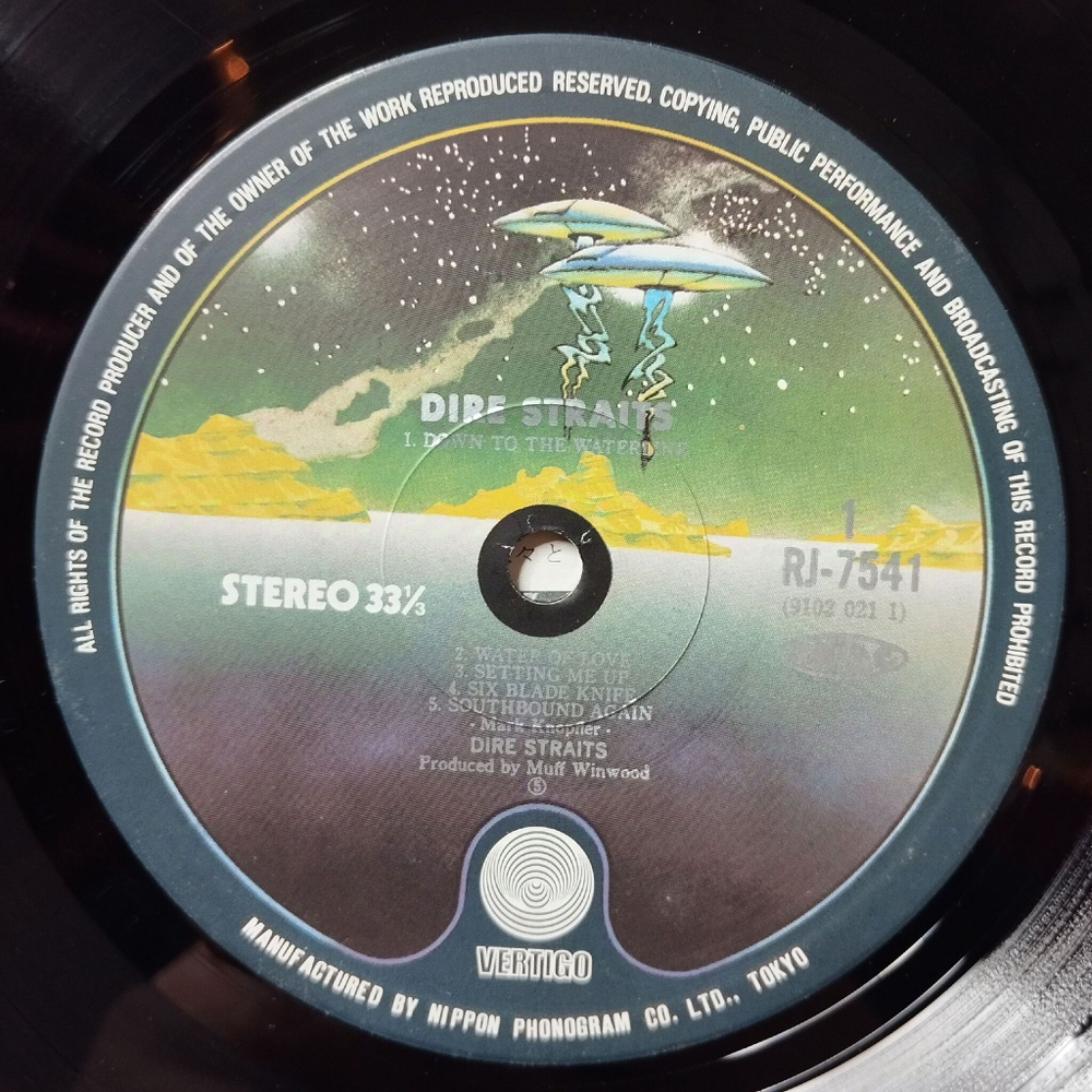 Винтажная виниловая пластинка LP Dire Straits (Japan 1978) (No Obi) Sultans Of Swing