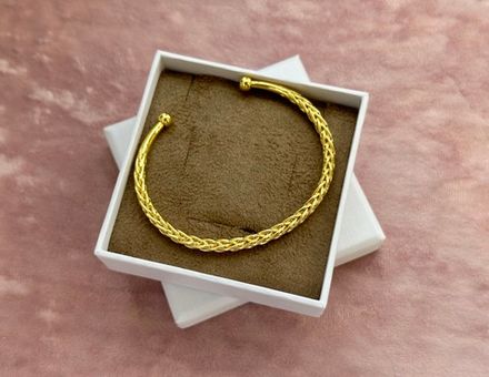 Браслет жесткий "Плетение"