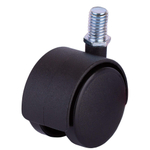 РОЛИК ДВ СТРОЙБАТ ШТИФТ+ВТУЛКА D10 40ММ ПЛАСТ ЧЕРН/ЧЕРН 1ШТ