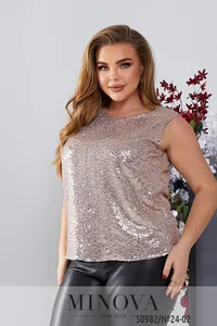 Майка 24-02-пудрово-бежевый Minova