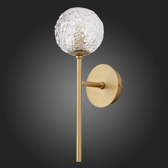 SL1152.201.01 Светильник настенный ST-Luce Золотистый/Прозрачный G9 LED 1*5W ARCOBALINO