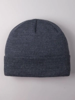 Шапка бини зимняя вязаная