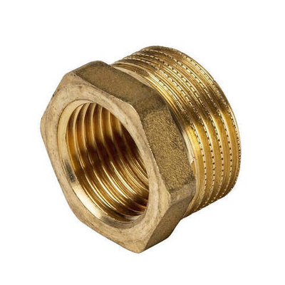 Футорка STOUT SFT 0028 - 3" x 1"1/4 (для стальных труб, латунь без покрытия)