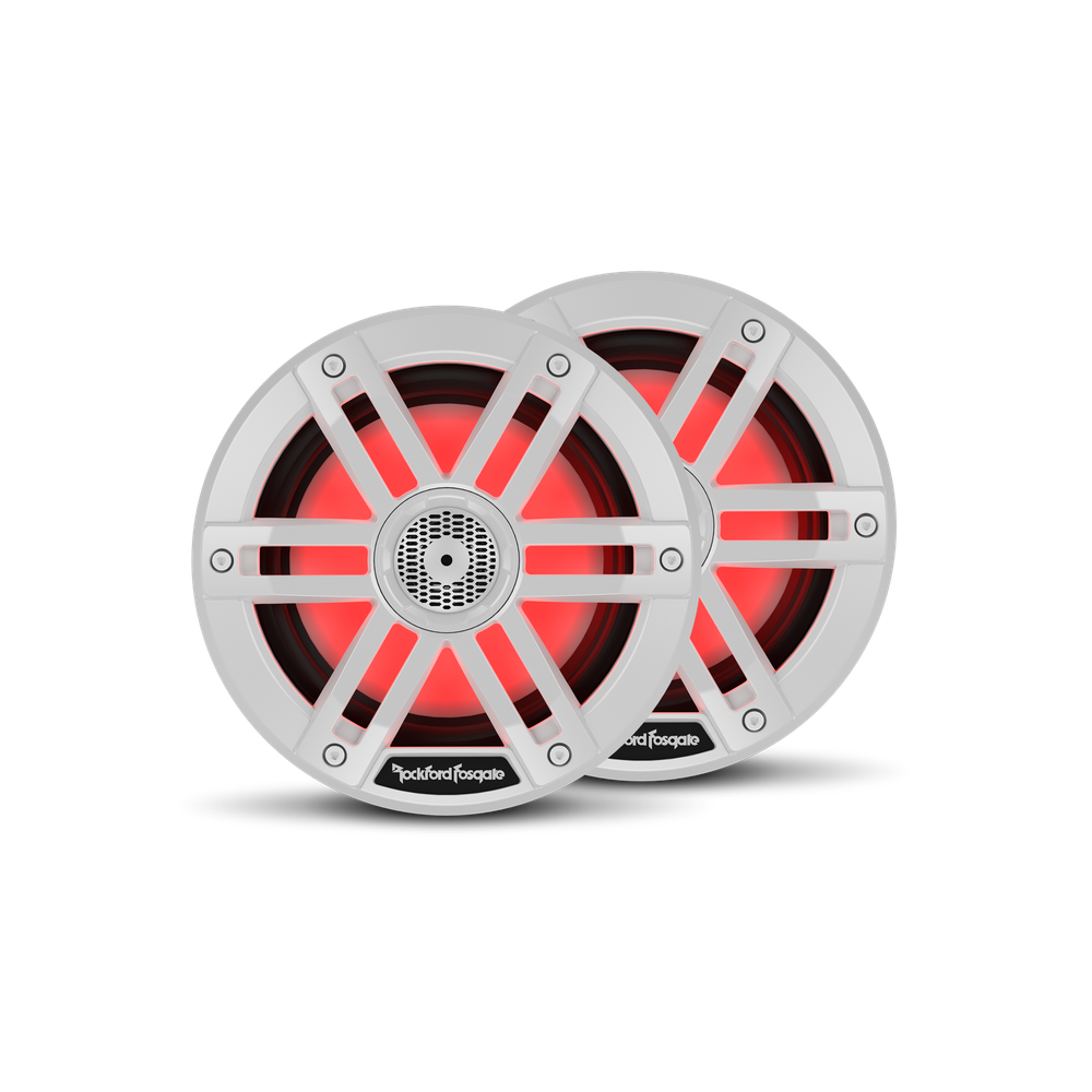 Влагозащищенные динамики 6" Rockford Fosgate M1-6 белые (75Вт/300Вт max)